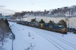 CSXT 5461 Leads M426's Power onto the Wye